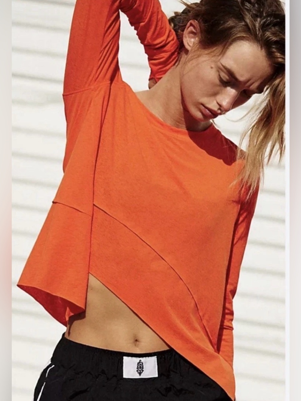 Free people movement long sleeve workout top size medium